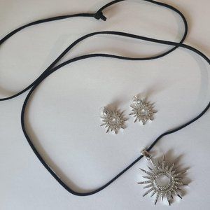 Park Lane "Sunburst" Swarovski Crystal Necklace/Earring Set